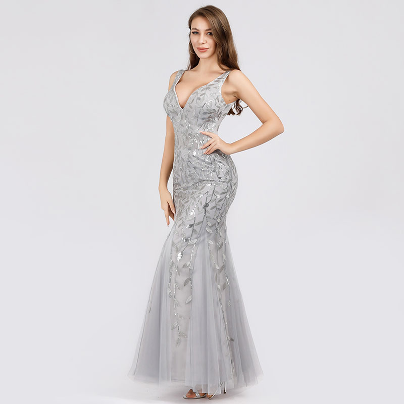 Ever-Pretty US Bodycon Cocktail Gowns Sequins Wedding Formal Party Dress 07886