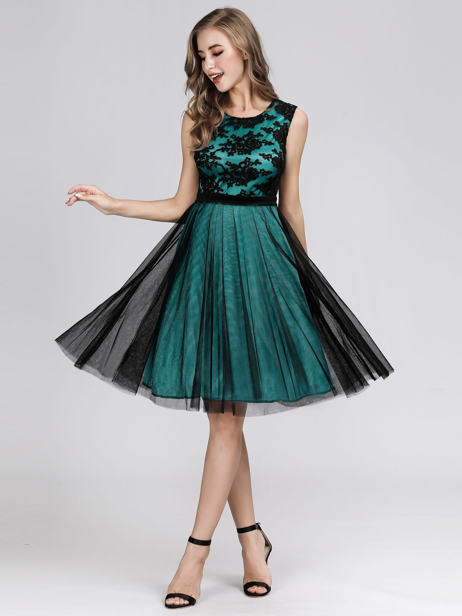 Ever-pretty Short Lace Bridesmaid Party Dresses Cocktail Prom Gowns Clubwear
