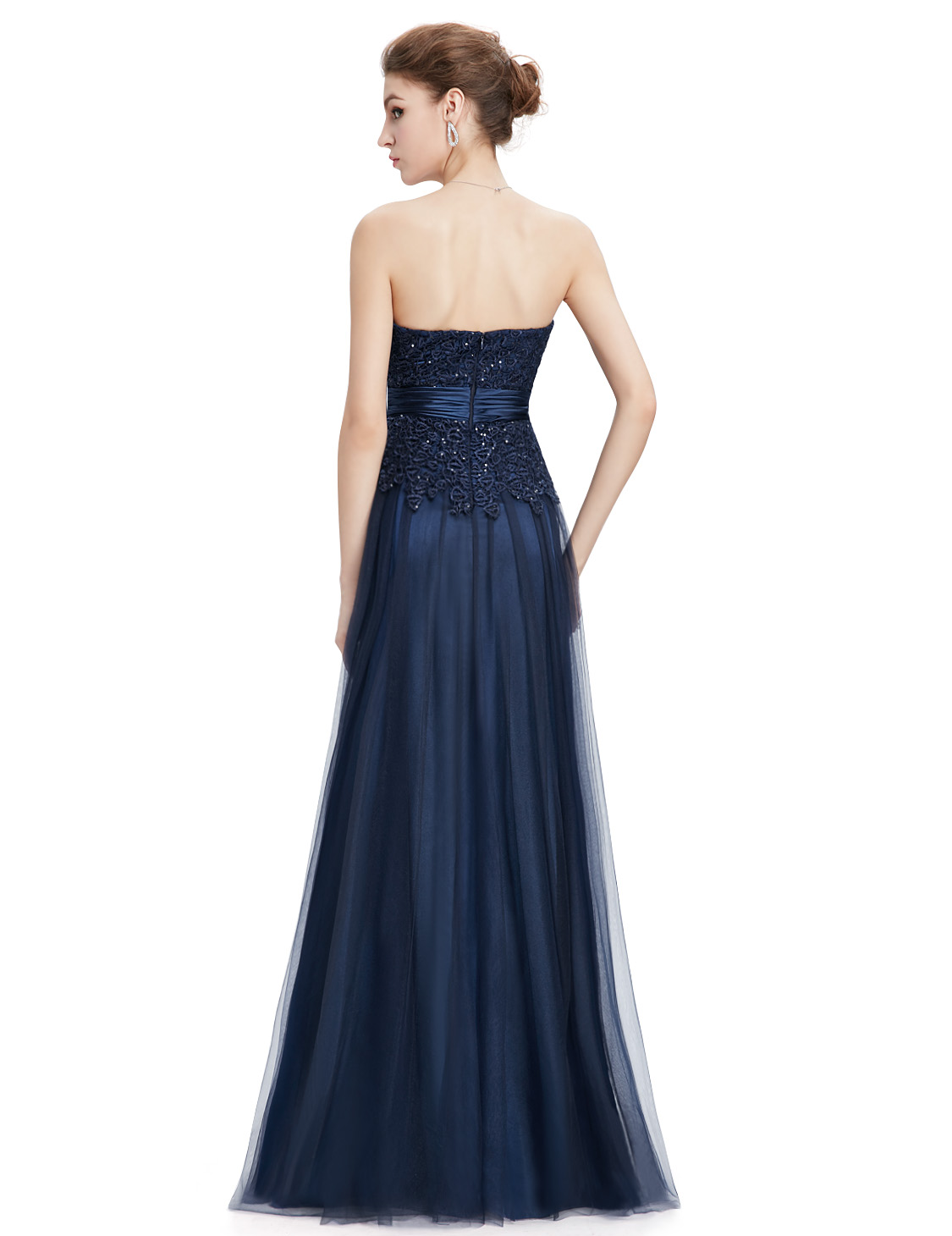 Ever Pretty US  Women s Navy Blue Long Evening  Party Formal  