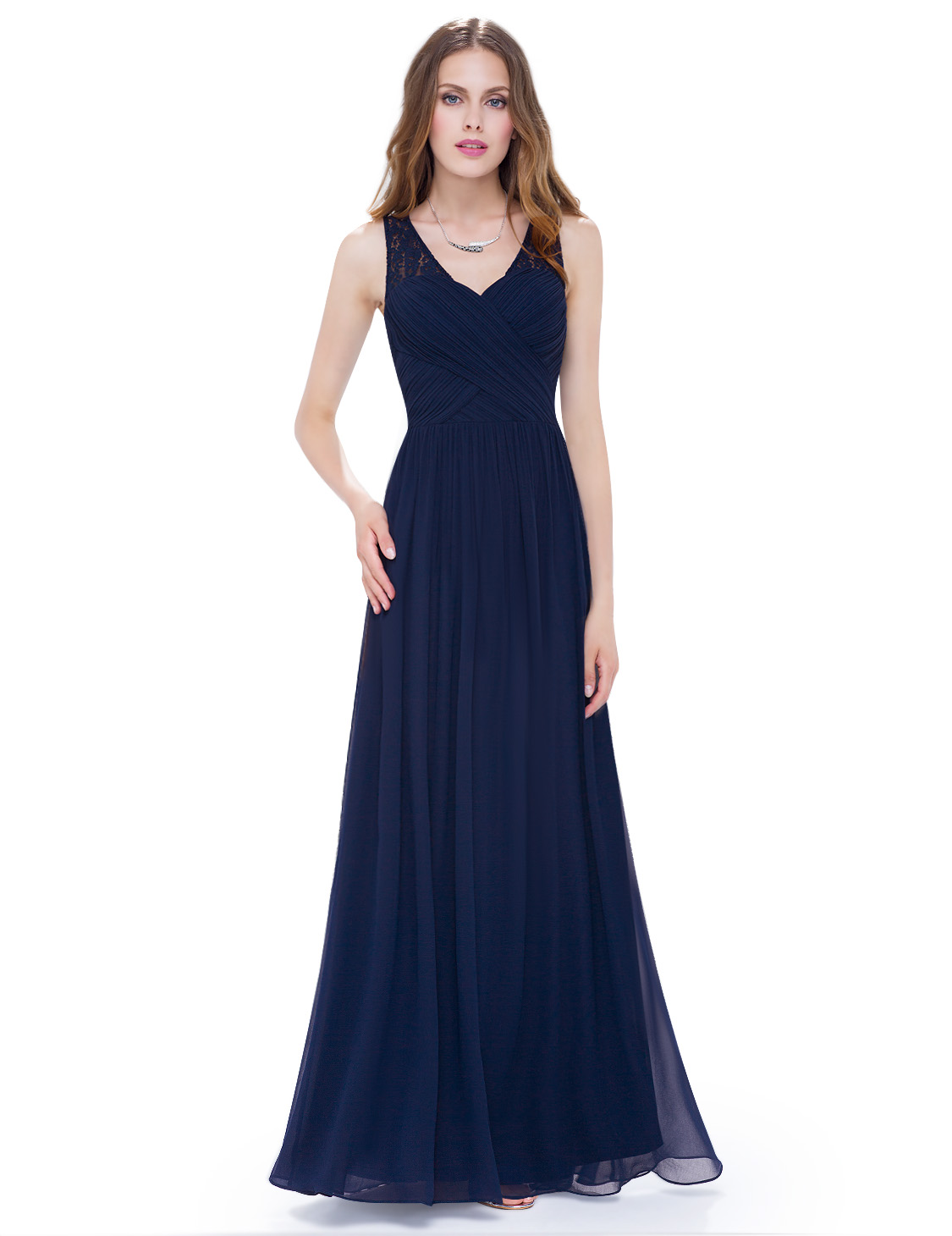 navy long evening gowns