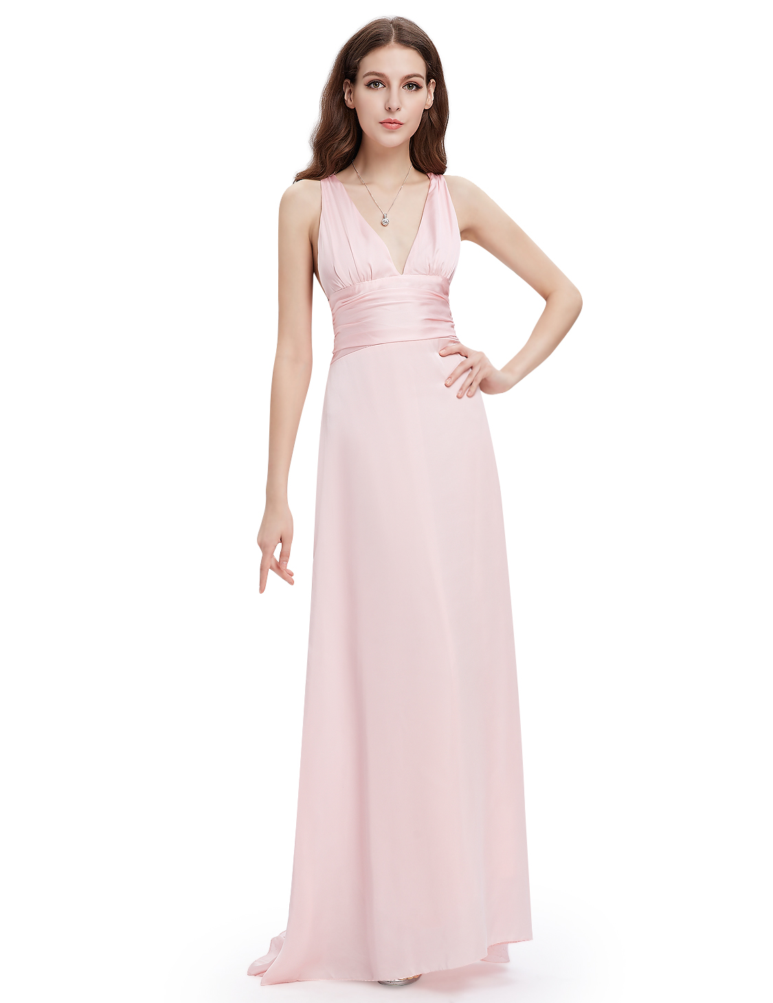 EverPretty Long Prom Dress VNeck Women's Formal Evening Party Dress