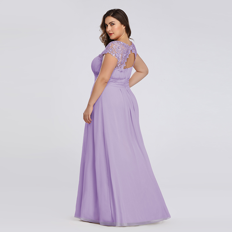 Ever-Pretty Formal Long Chiffon Lavender Holiday Gowns Bridesmaid Dresses 09993