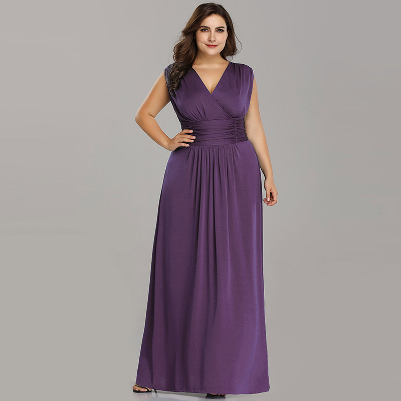 plus size purple cocktail dress