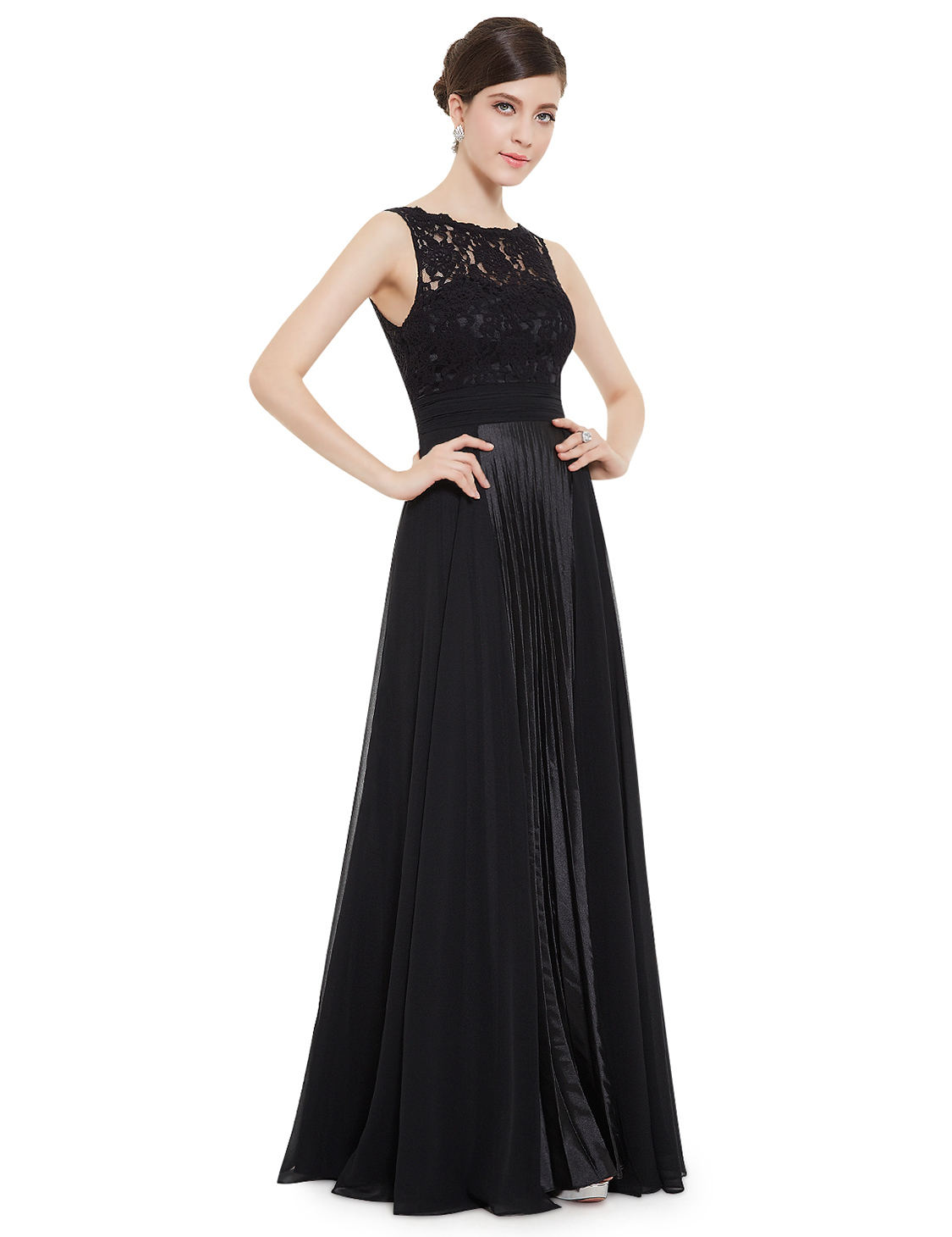 UK Women Lace Formal Long Evening Party Dress Cocktail Prom Gowns 08352 ...