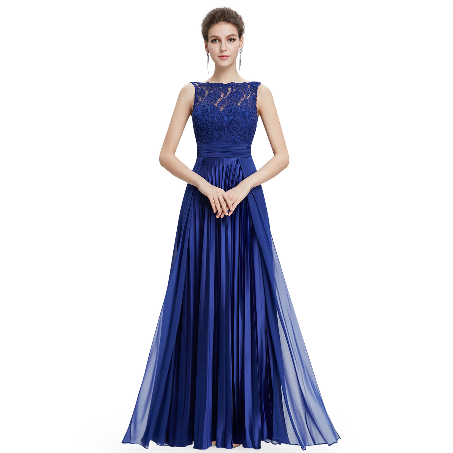 UK Women Lace Formal Long Evening Party Dress Cocktail Prom Gowns 08352 ...