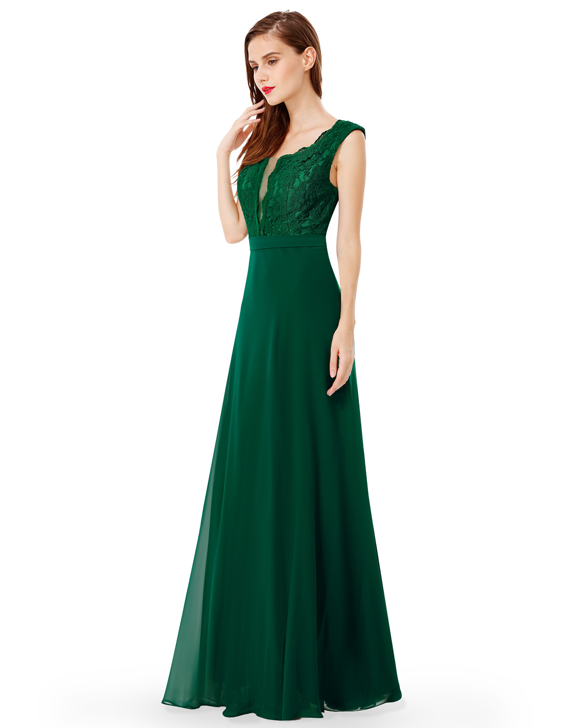 UK Long Elegant Formal Evening Party Dress Cocktail Prom Gown 08628