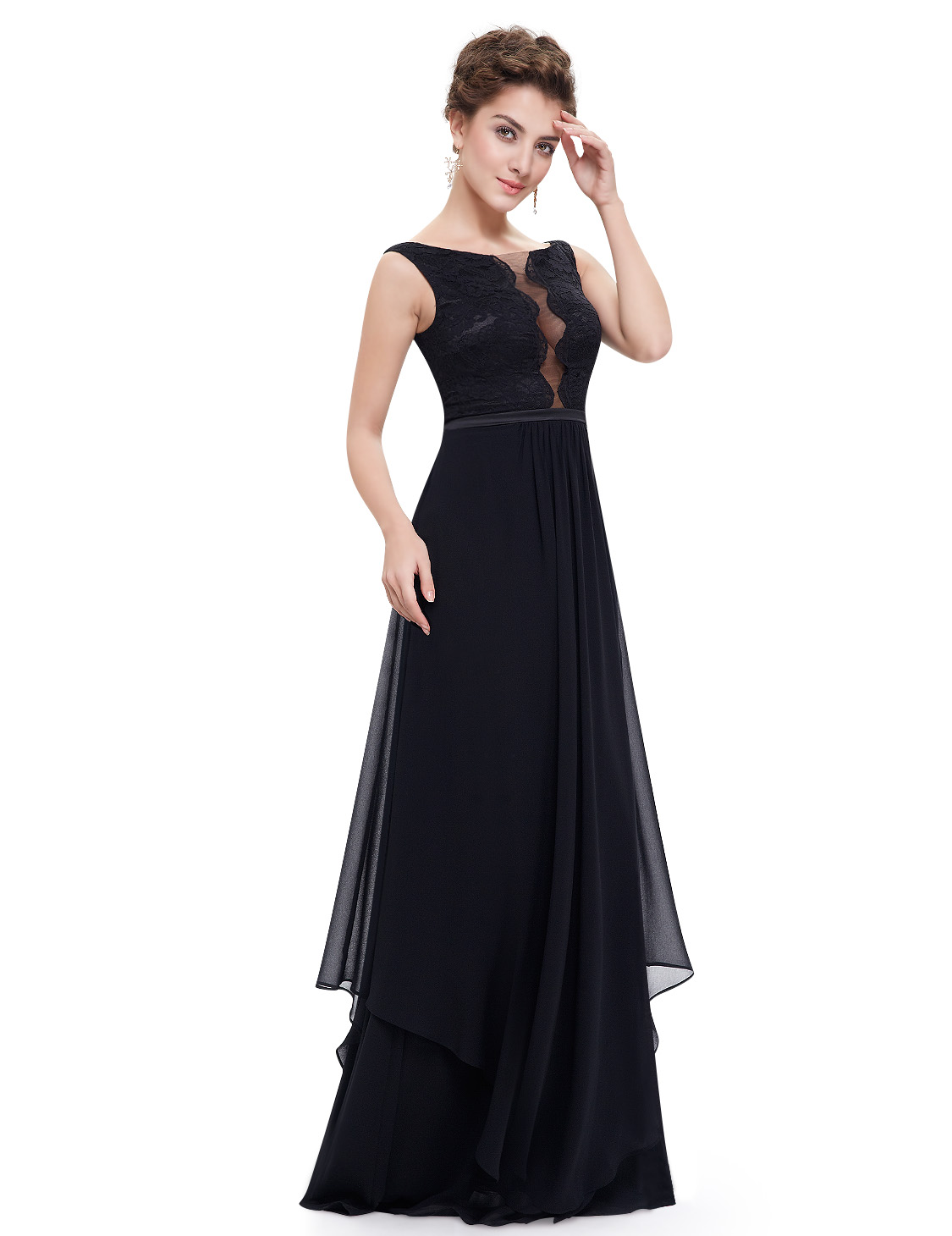 long lace evening gowns